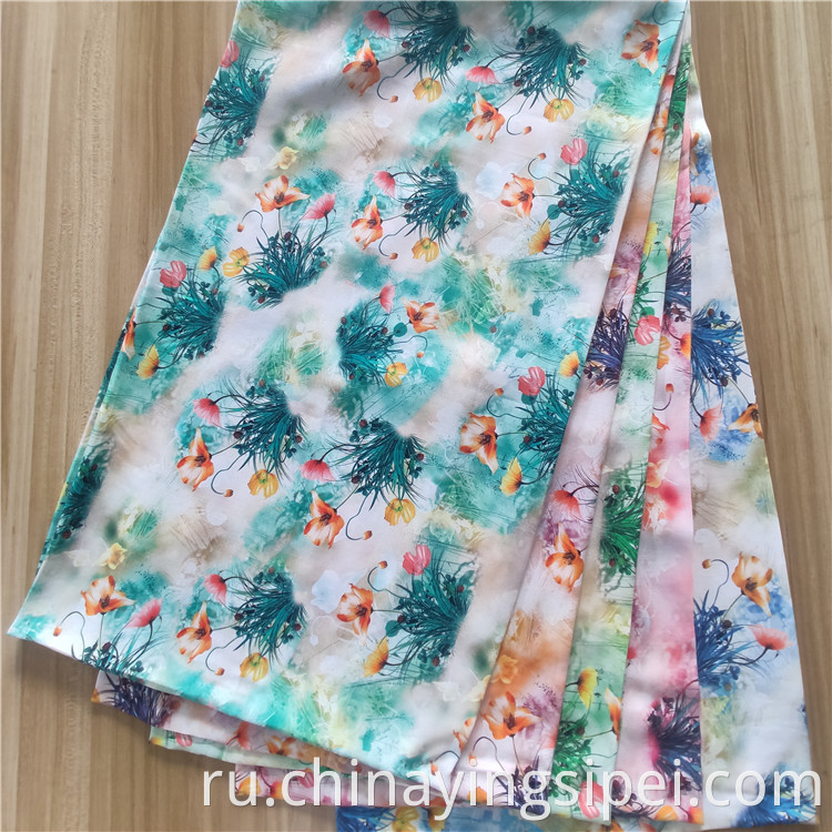 Кецяо производитель мягкая ткань 100% Rayon Custom Rayon Printing Fabric цифровая для платья